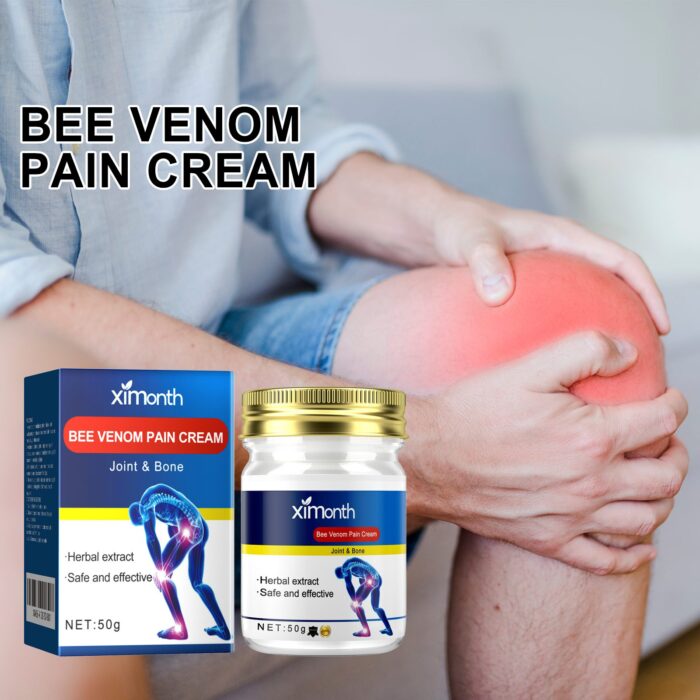 Ximonth Bee Venom Joint Care Cream, Relieve Lumbar Knee Muscle Pain Joint Care Cream