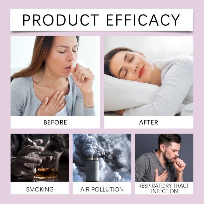 Ximonth Bee Venom Lung Cleanse Inhaler, The Portable Breathing Nasal Aspirator Cleans The Nasal Cavity Efficiently And Gently Without Stimulation