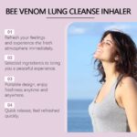 Ximonth Bee Venom Lung Cleanse Inhaler, The Portable Breathing Nasal Aspirator Cleans The Nasal Cavity Efficiently And Gently Without Stimulation